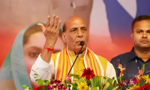 Odisha Elections: Rajnath dubs Odisha’s ruling BJD and Congress as ‘Bhrast,’ appeals people to vote for BJP