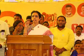 Bhuvaneswari Asks People To Protect APs Future By Voting Against YSRC