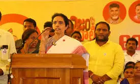 Bhuvaneswari Asks People To Protect APs Future By Voting Against YSRC