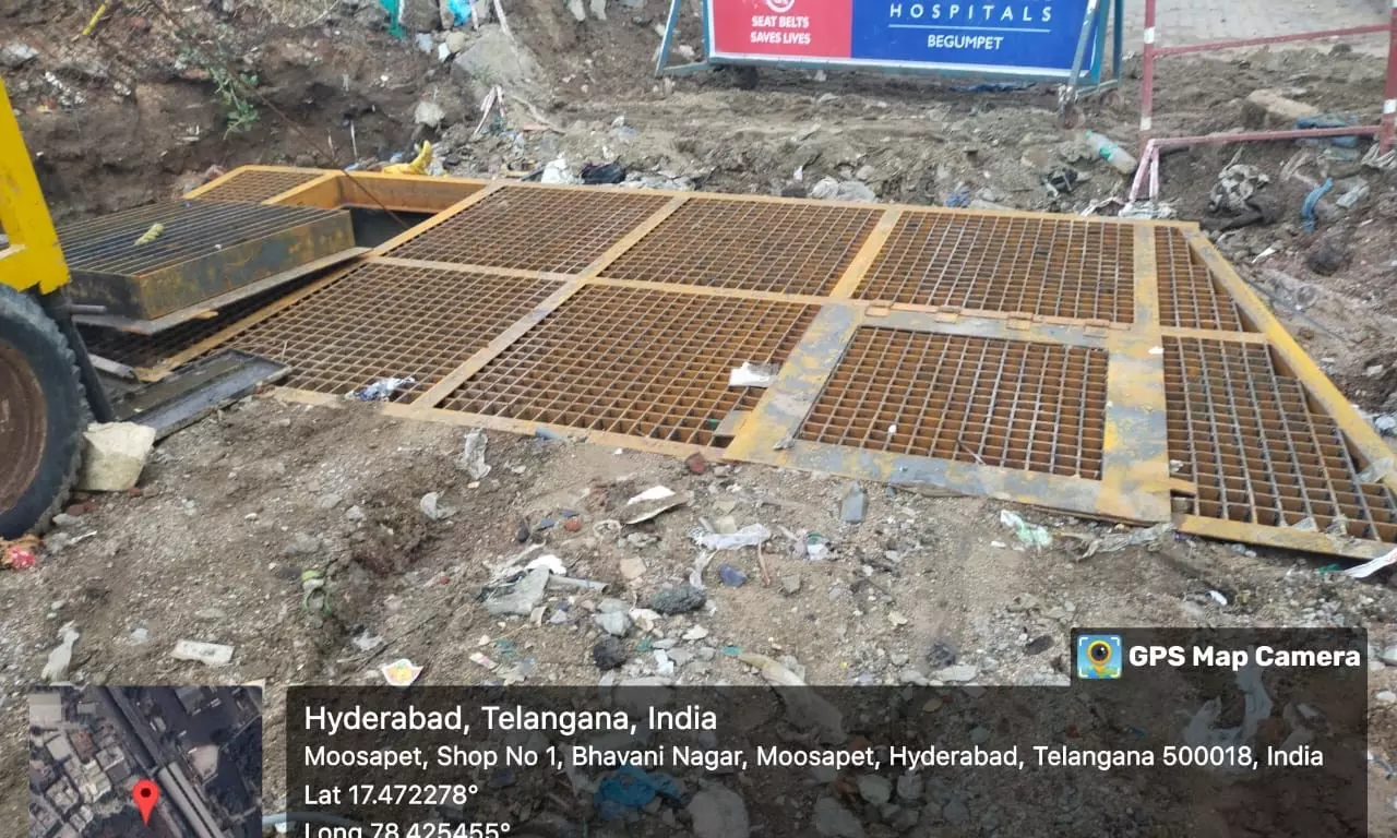 Relief for Road Users Around Moosapet Metro Station