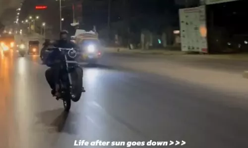 Bike Stunts Continue Unabated in Hyderabad