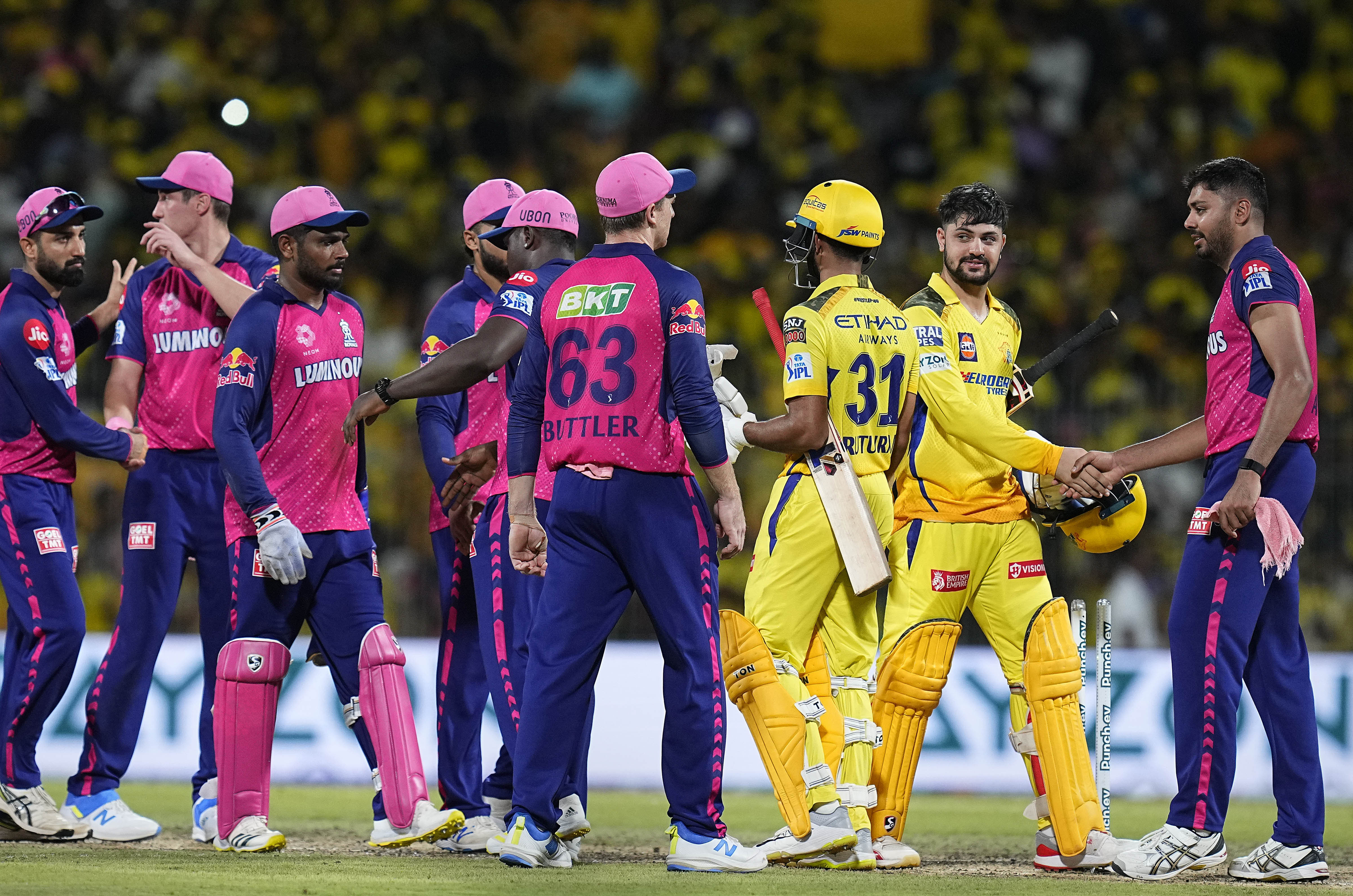 CSK Humble RR by 5 Wickets To Brighten Play-Offs Prospects