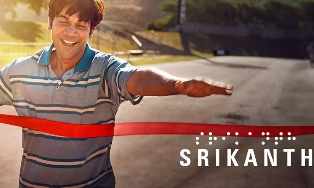 A weak script lets down the inspirational tale of Srikanth Bolla A weak script lets down the inspirational tale of Srikanth Bolla