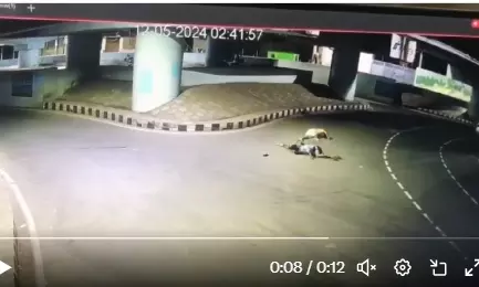 Killed, 1 Hurt As Speeding Bike Hits Flyover Barrier in Vizag
