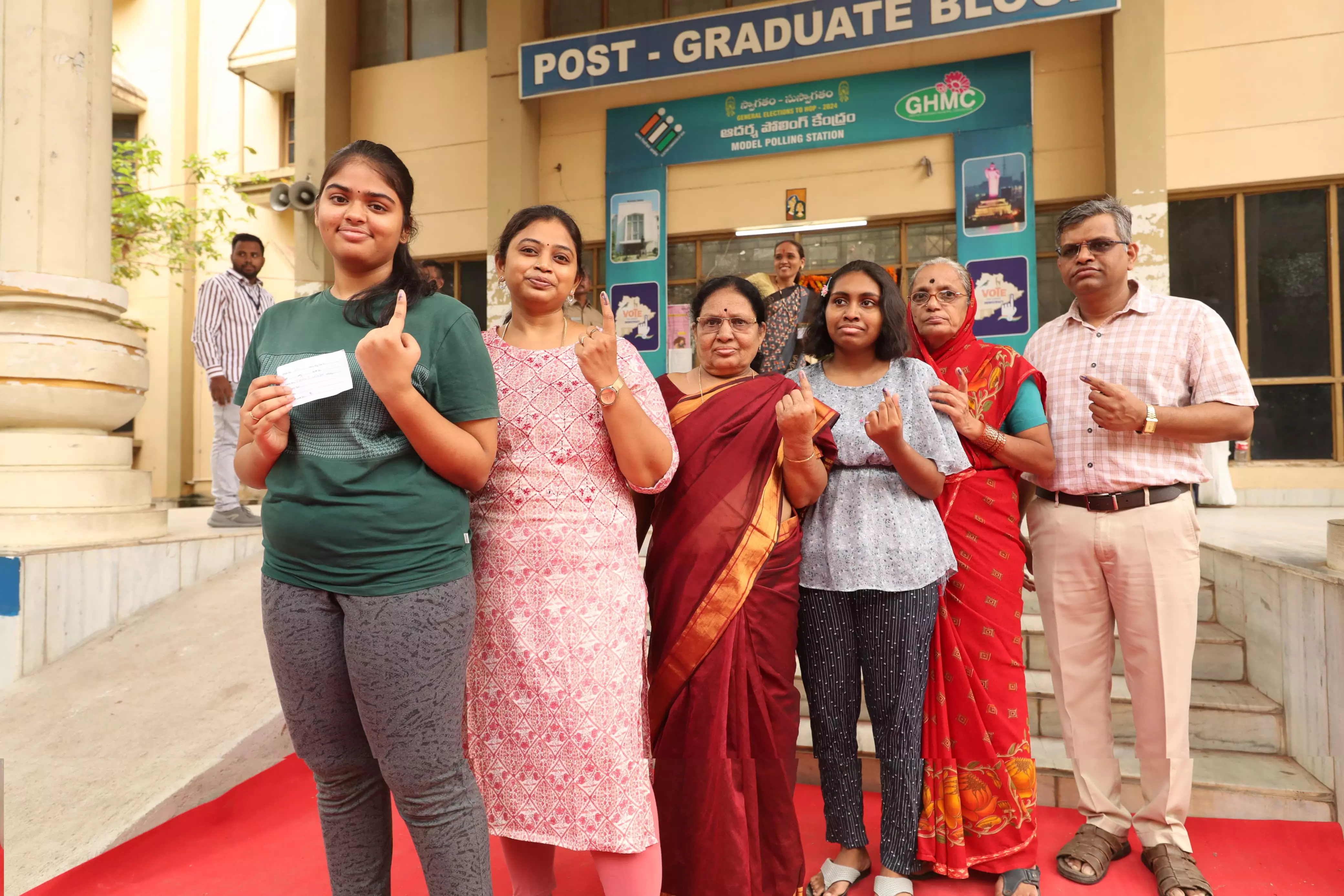 Telangana Registers 24.25pc Voting at 11am