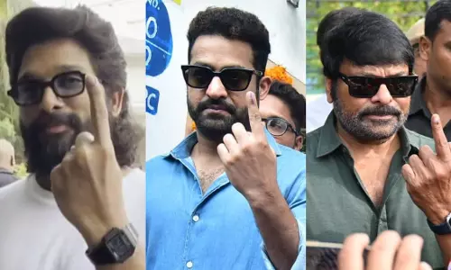 Chiranjeevi, Jr NTR, Allu Arjun and others cast their vote