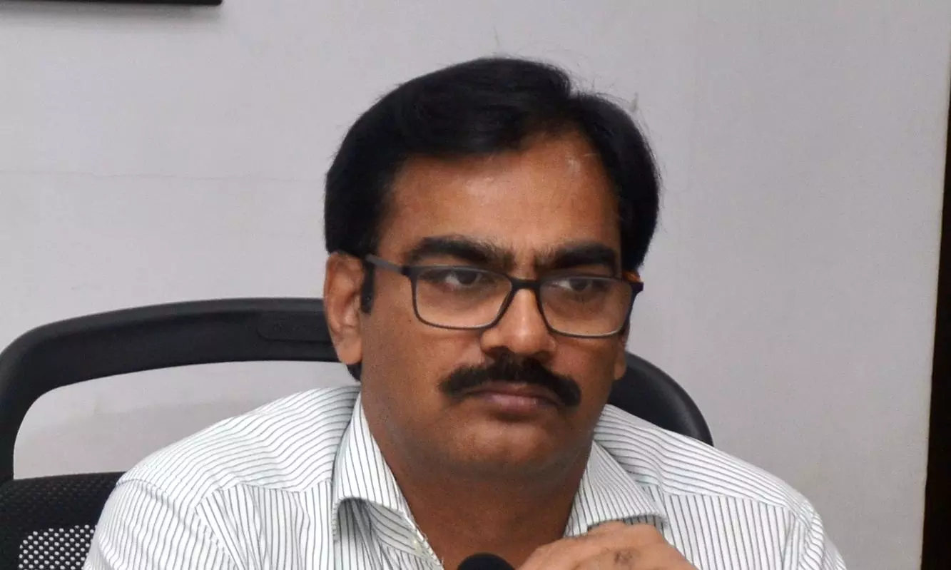 Guntur Collector Inspects Strong Rooms Guntur Collector Inspects Strong Rooms
