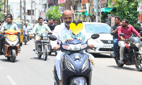 BJPs Bandi Sanjay Flouts Traffic Rules