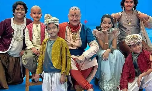 Anupam Kher Treats Chhota Bheem Stars