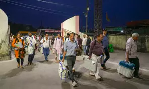 EVMs stored in 40 strong rooms with 3-layered security cover