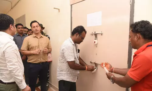 After violence, EVMs preserved safely in Sri Padmavati Mahila University