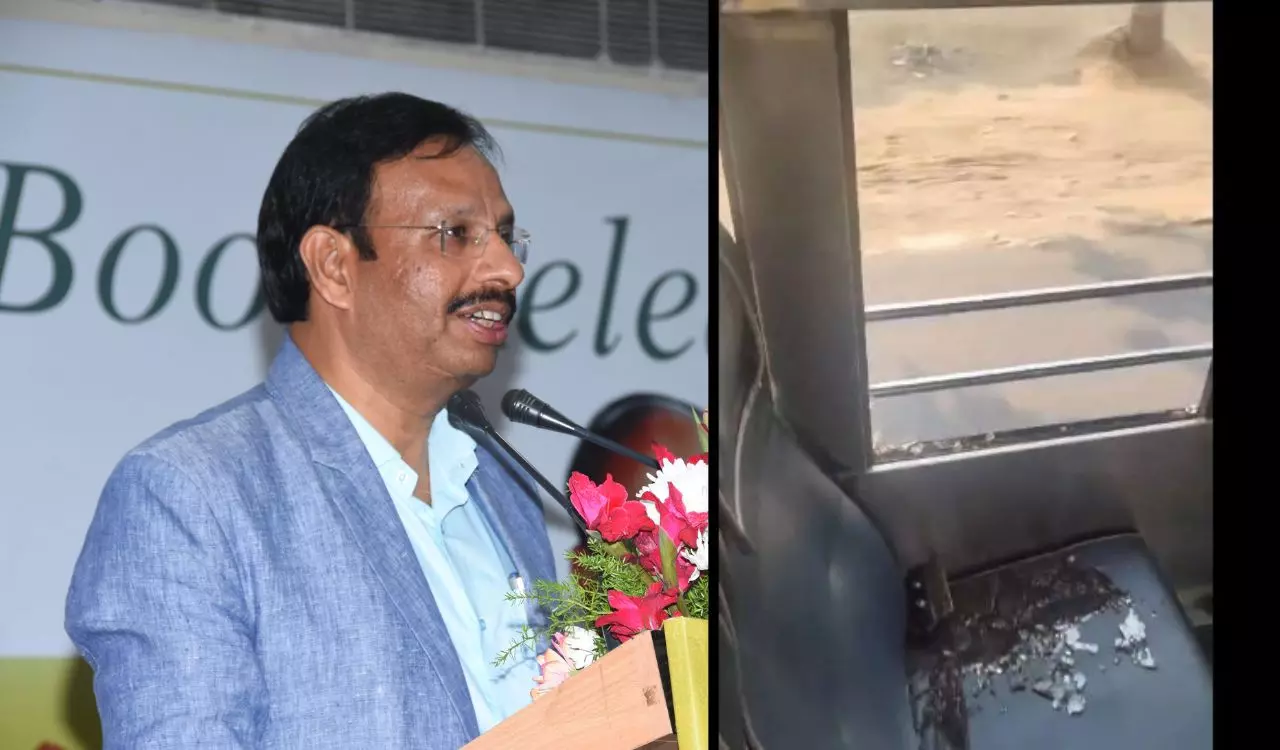 TSRTC Bus Attack: Managing Director VC Sajjanar Vows Action Against Miscreants TSRTC Bus Attack: Managing Director VC Sajjanar Vows Action Against Miscreants