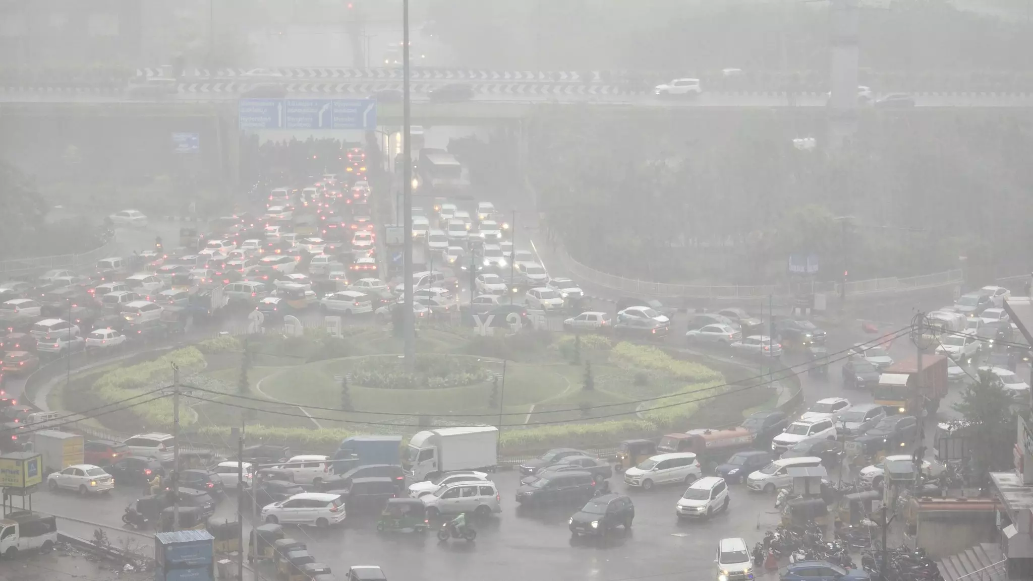 Sudden downpour brings relief people in Hyderabad, CM asks officials to be on alert