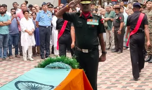 Mortal remains of former army officer Kale killed in Gaza reach India, says MEA