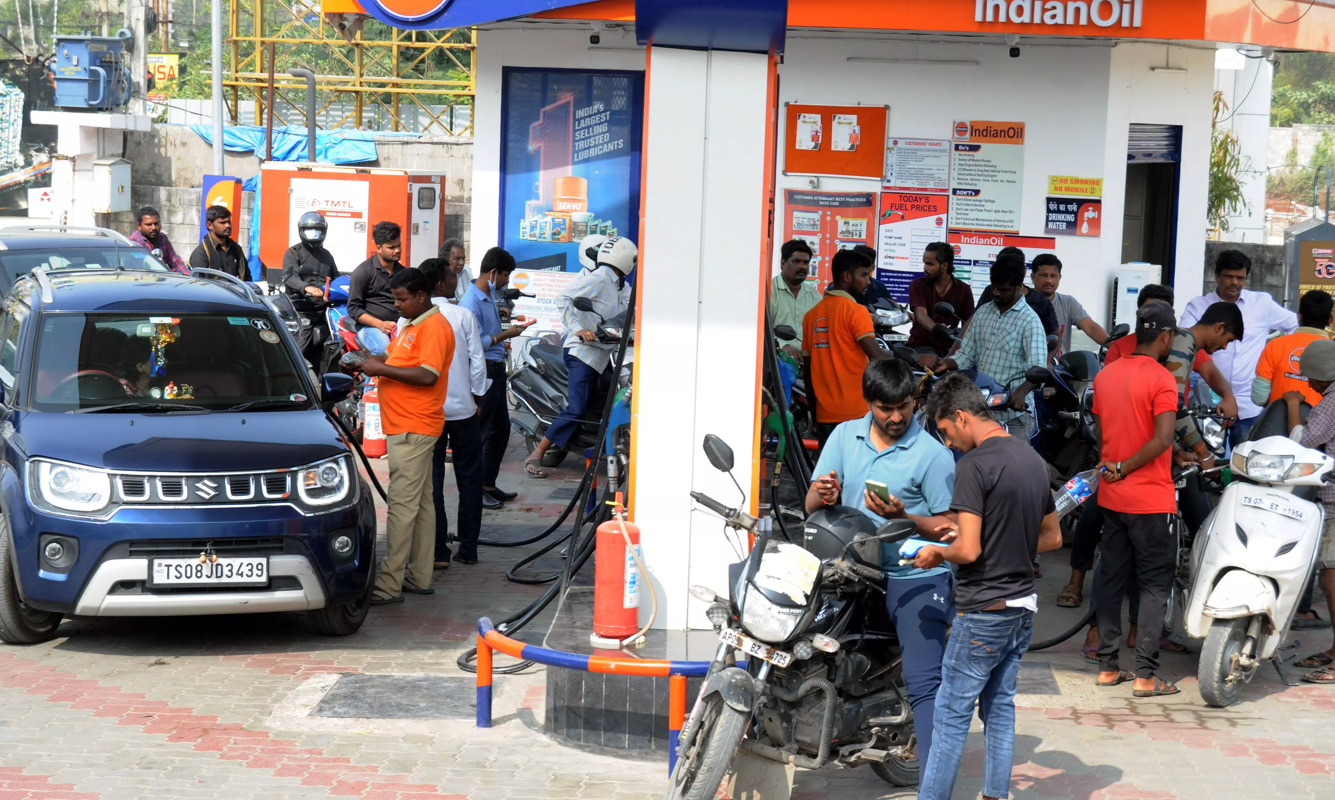 EC Bans Sale of Loose Petrol, Diesel in AP EC Bans Sale of Loose Petrol, Diesel in AP