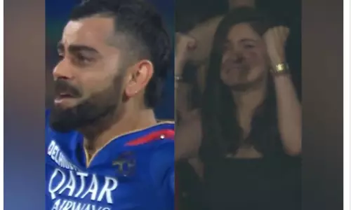 Virat Kohli, Anushka Sharma get emotional as RCB secures spot in playoffs