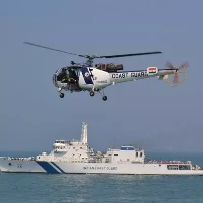 Indian Coast Guard rescues 26 persons from tourist boat stranded off Goa coast Indian Coast Guard rescues 26 persons from tourist boat stranded off Goa coast