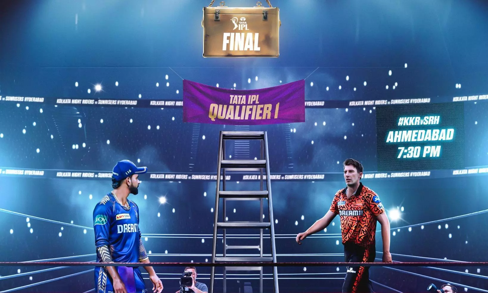 SRH vs KKR Qualifier Match Prediction, Winning Probability SRH vs KKR Qualifier Match Prediction, Winning Probability