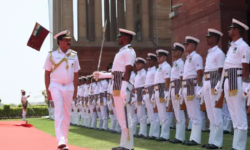 Need to be combat ready at all times: Navy chief to officers