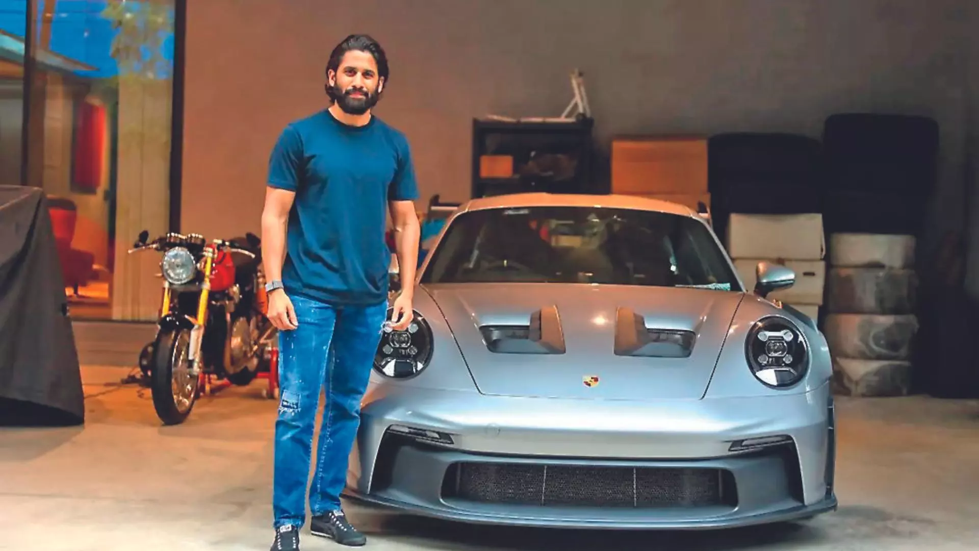 Naga Chaitanya enhances his luxury garage Naga Chaitanya enhances his luxury garage