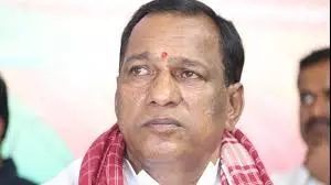 Officials demolish illegal walls built by Malla Reddy in lake Officials demolish illegal walls built by Malla Reddy in lake