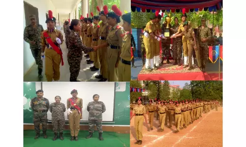 Telangana Girls BN NCC Secunderabad conducts first Annual Training Camp