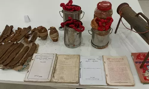 AP police unearth Maoist explosives dump in forest in Sileru