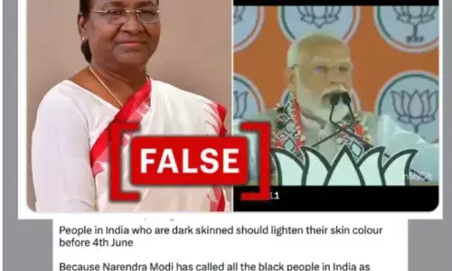 Fact Check: PM Modi did not make racist comments about Indian President Murmus skin color Fact Check: PM Modi did not make racist comments about Indian President Murmus skin color