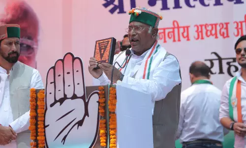 China encroached on our land but PM Modi is silent: Congress chief Kharge
