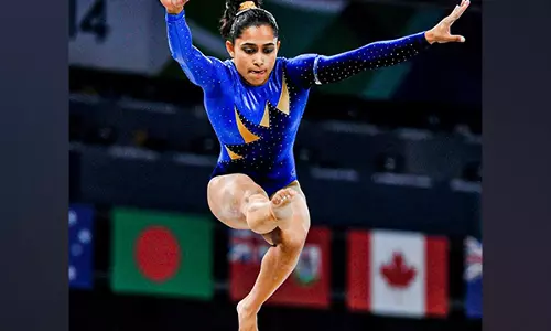 Dipa Karmakar Wins Indias First Gold at Asian Senior Gymnastics