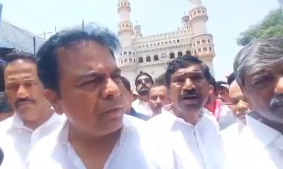 Charminar synonymous with Hyderabad, says KTR Charminar synonymous with Hyderabad, says KTR