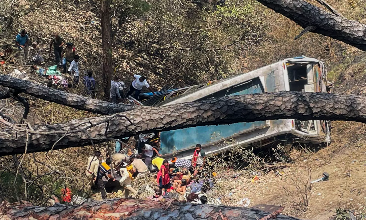 21 killed, 40 injured after bus falls into gorge in Jammu and Kashmir