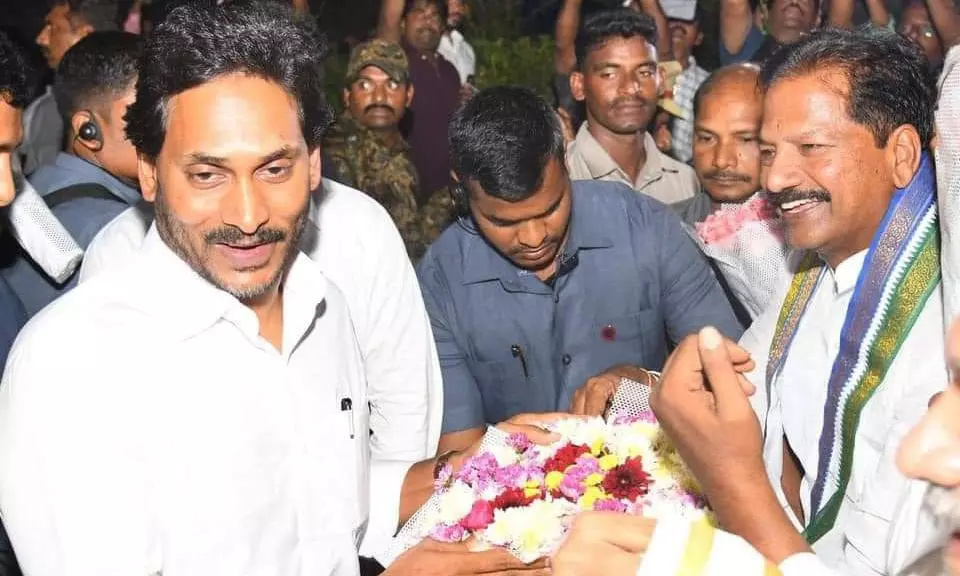 Jagan returns to AP after completing foreign trip