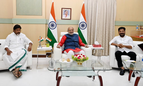 CM Revanth, Bhatti Invite Governor for Telangana Formation Day Celebrations