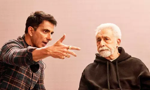 Sonu Sood shared BTS pictures with Naseeruddin Shah from the sets of Fateh