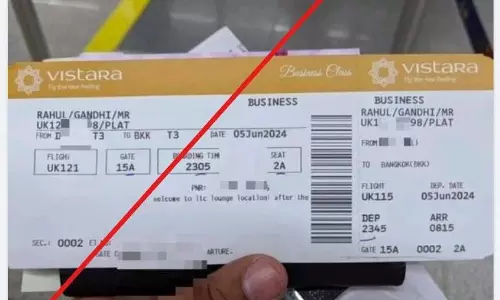 Fact Check: Edited Photo of Boarding Pass to Bangkok Falsely Linked to Rahul Gandhi