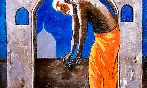 Eminent city artist brings to spotlight herbal medicine practitioners from bygone era