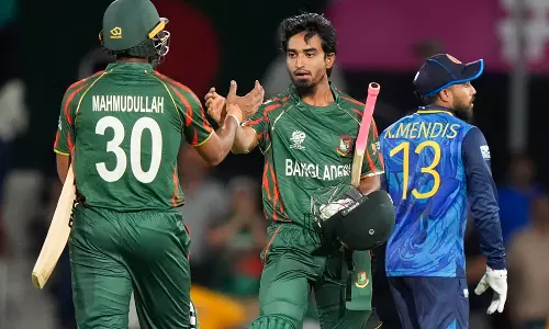 T20 World Cup: Bangladesh beat Sri Lanka by 2 wickets T20 World Cup: Bangladesh beat Sri Lanka by 2 wickets
