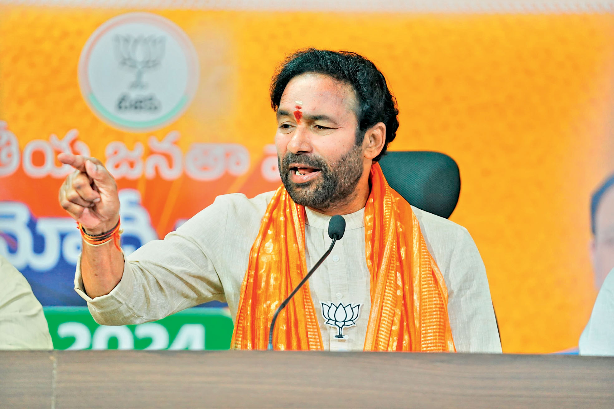 BJP Targets Congress and BRS in Double-Front Political Offensive