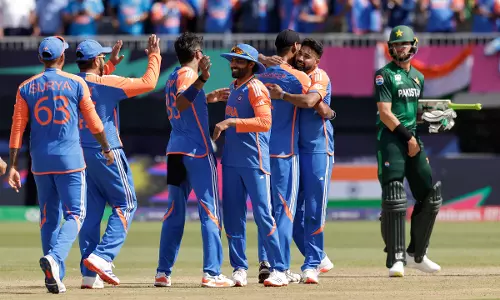 India beat Pakistan by six runs in low-scoring thriller India beat Pakistan by six runs in low-scoring thriller