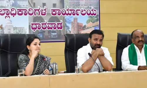 Minister Santosh Lad Calls for Distribution of Seeds and Fertilisers in Dharwad