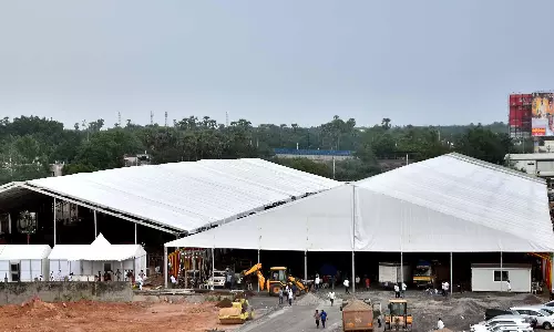 Hectic Efforts On for Naidus Swearing-In Event Tomorrow