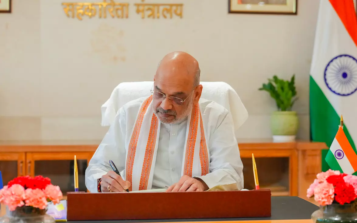 Shah takes charge as Union home minister, says will build Bharat as bulwark against terror, Naxals