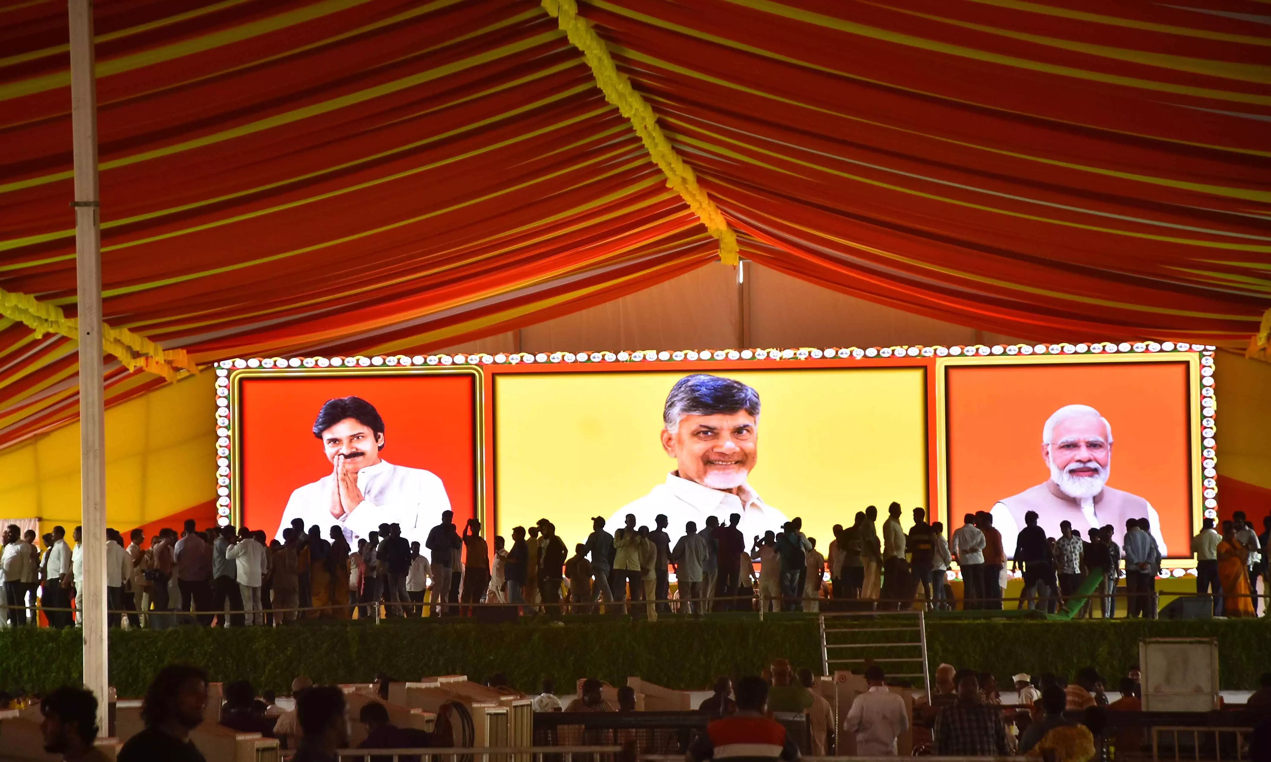 All Set for Swearing-In of Chandrababu Naidu