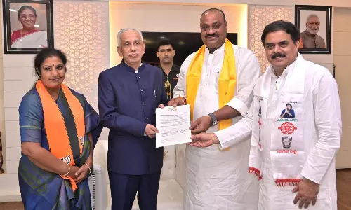 Governor Nazeer Invites Naidu to Form Government in AP
