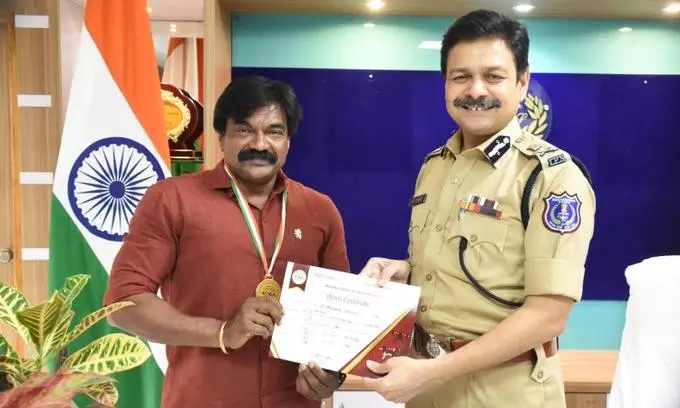 Telangana Staffer Clinches Gold in Power-Lifting Competition