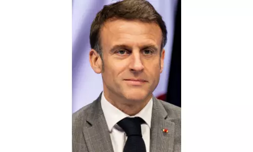 French President Macron urges moderate politicians to regroup to defeat far right in elections French President Macron urges moderate politicians to regroup to defeat far right in elections