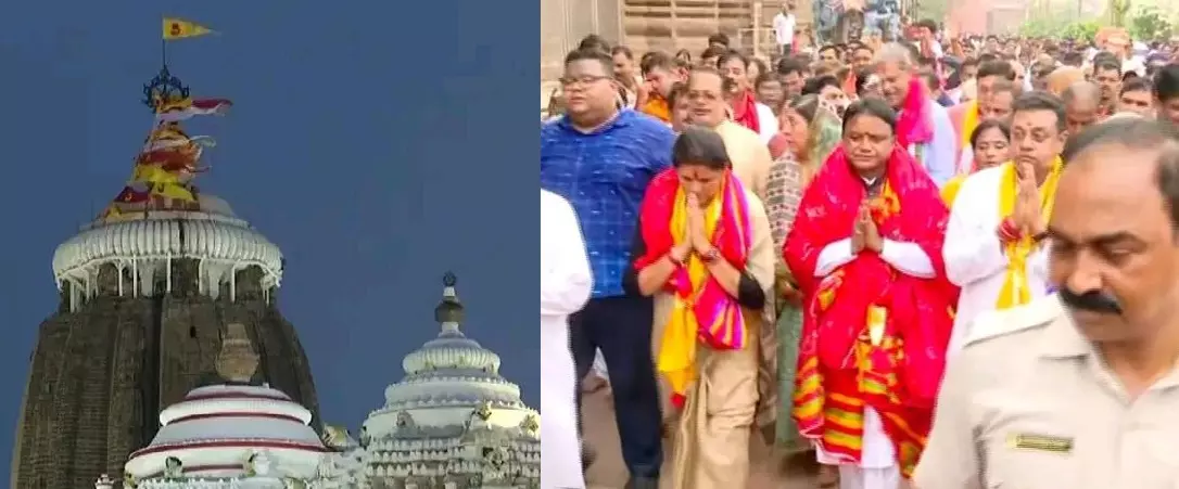 Odisha: BJP govt reopens all gates of Puri Jagannath temple for devotees Odisha: BJP govt reopens all gates of Puri Jagannath temple for devotees