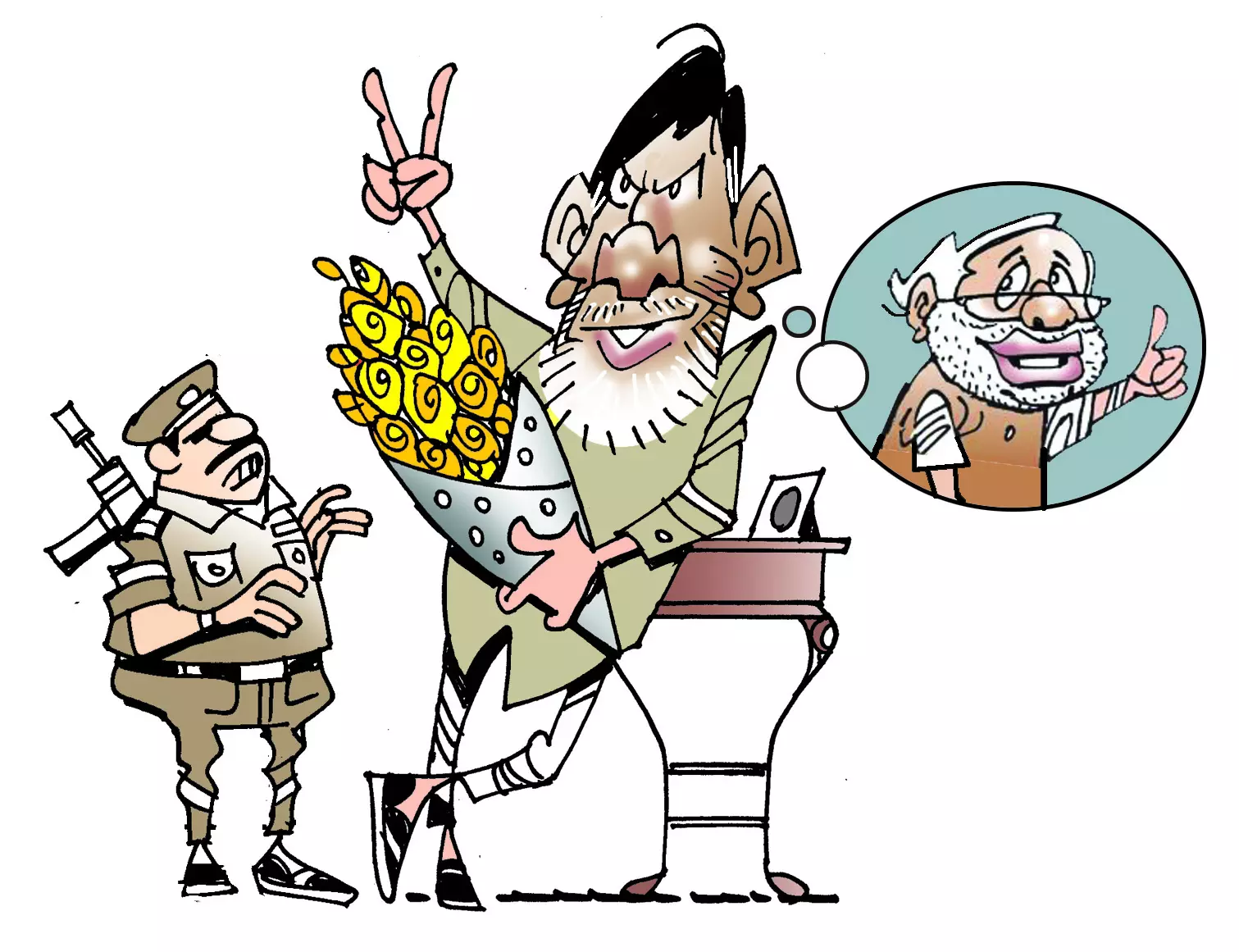 NETA NATTER | NAIDU IGNORES ADVANCES OF BABUS NETA NATTER | NAIDU IGNORES ADVANCES OF BABUS