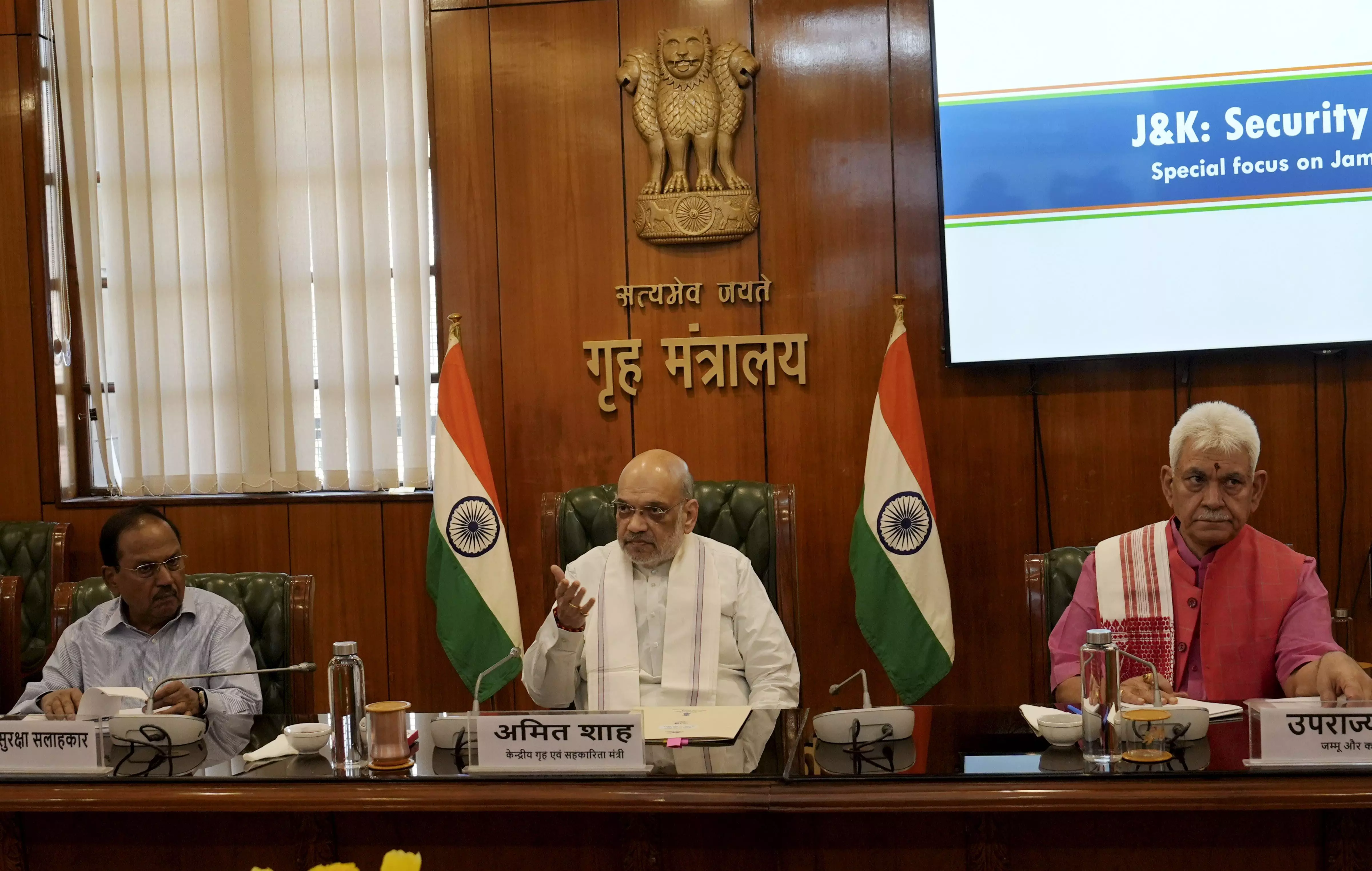 Shah orders zero terror, area domination in J&K Shah orders zero terror, area domination in J&K